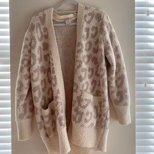SOLD Barefoot Dreams Leopard Cardigan